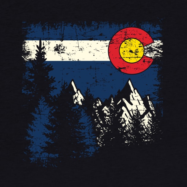 Colorado Flag Mountain' Cool Colorado Flag by ourwackyhome